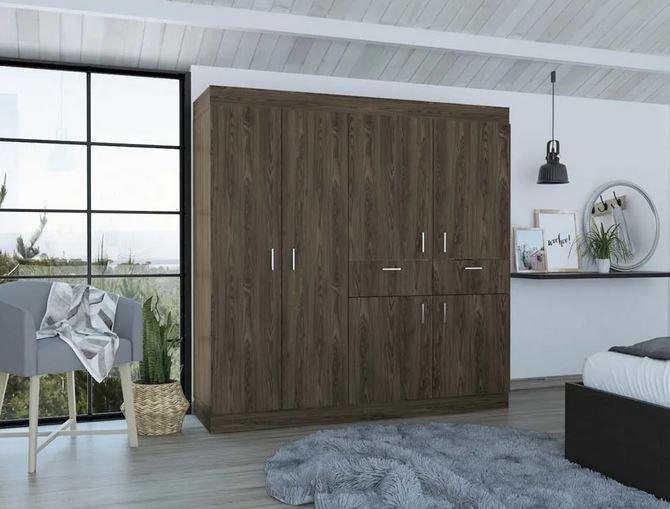 Combo para Habitación Treicy, incluye Closet y Mesa para TV.