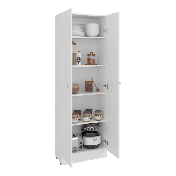 Alacena Pantry,  Blanco Duqueza, con amplios espacios para almacenamiento ZF