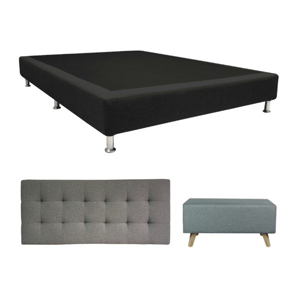 Combo Para Habitación, Incluye Cabecero, Banqueta y Base cama