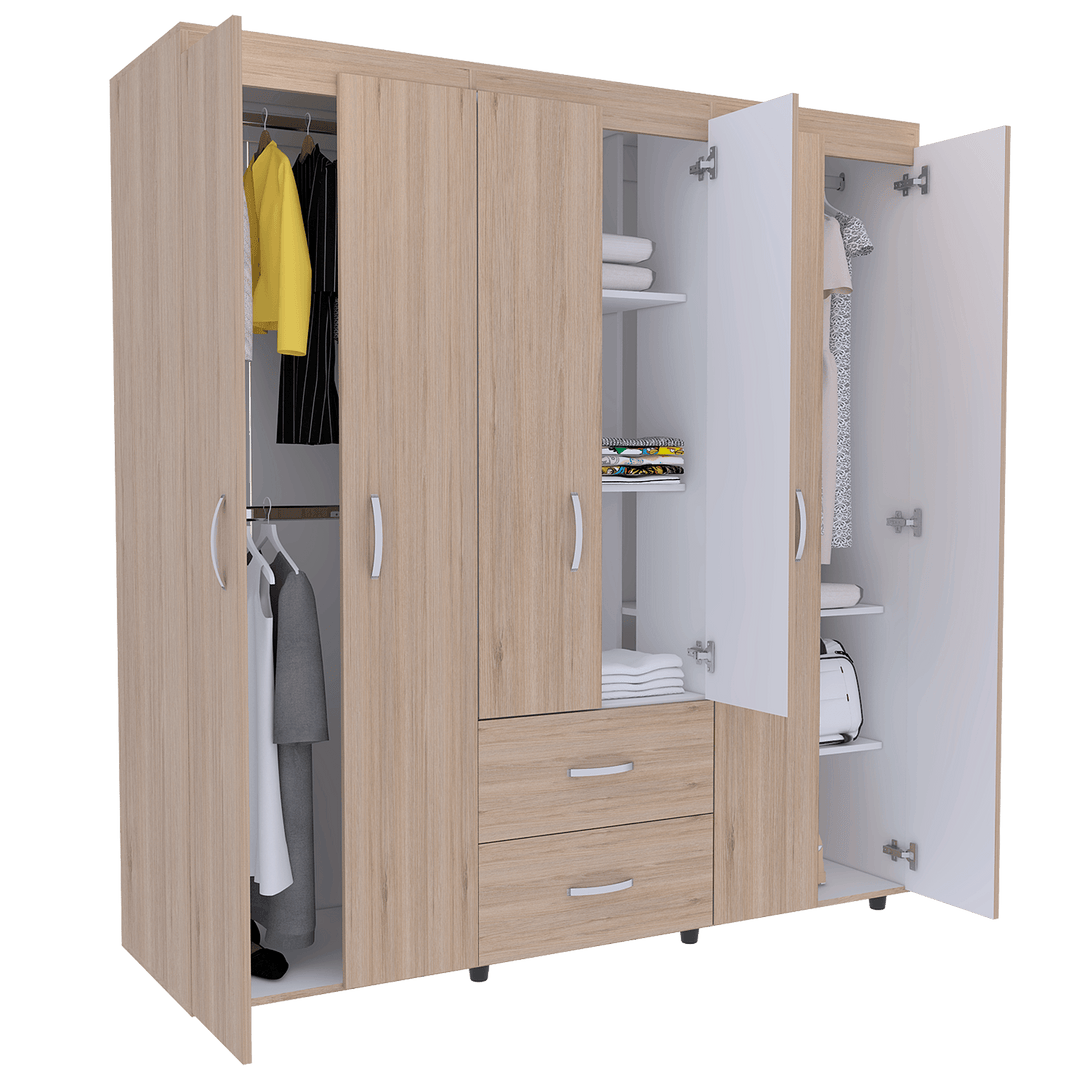 Combo para Habitación Aria, Incluye Closet y Mesa TV.