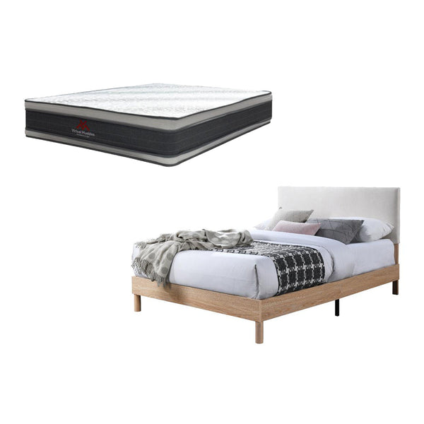 Combo Para Habitación Neptuno, Incluye Cama Doble y Colchon 140x190