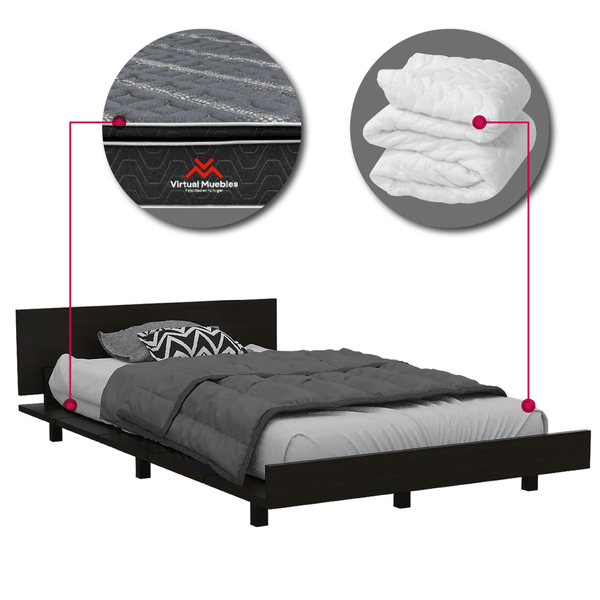 Combo para Habitación Kurt, incluye Cama sencilla.