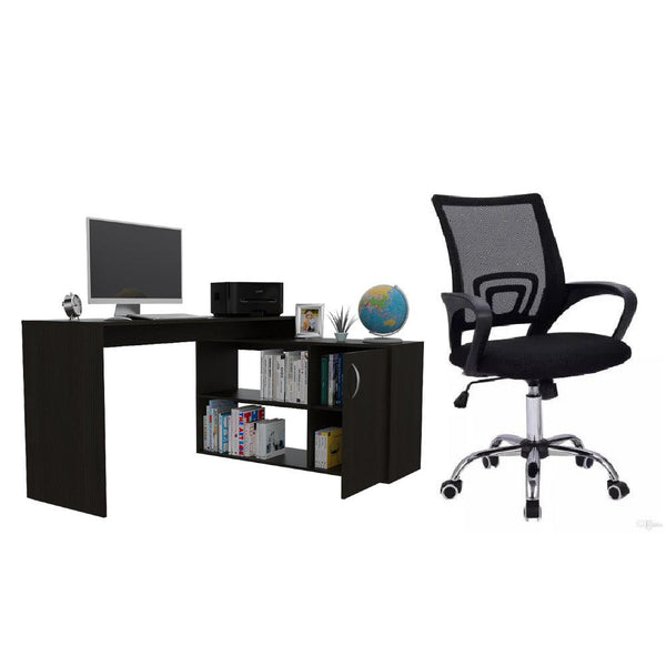 Combo Para Oficina Roots Incluye Escritorio y Silla de Escritorio.