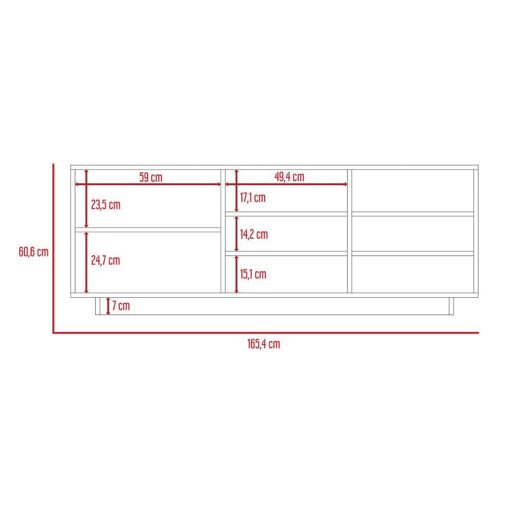 Combo Para Sala Zaire, Incluye Mesa Para Tv Y Bar.