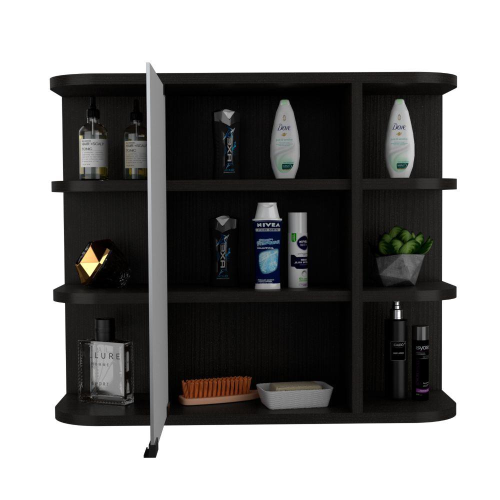 Gabinete de Baño Delio color Wengue X2.