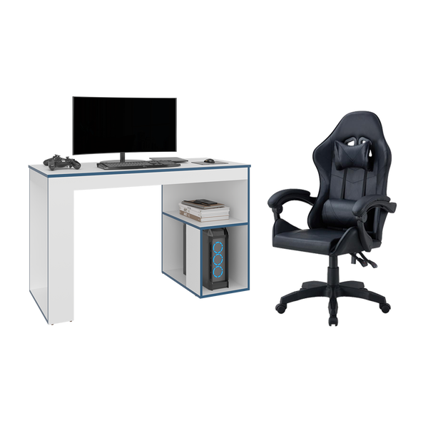 Combo Gamer Galen, incluye Escritorio y Silla Gamer