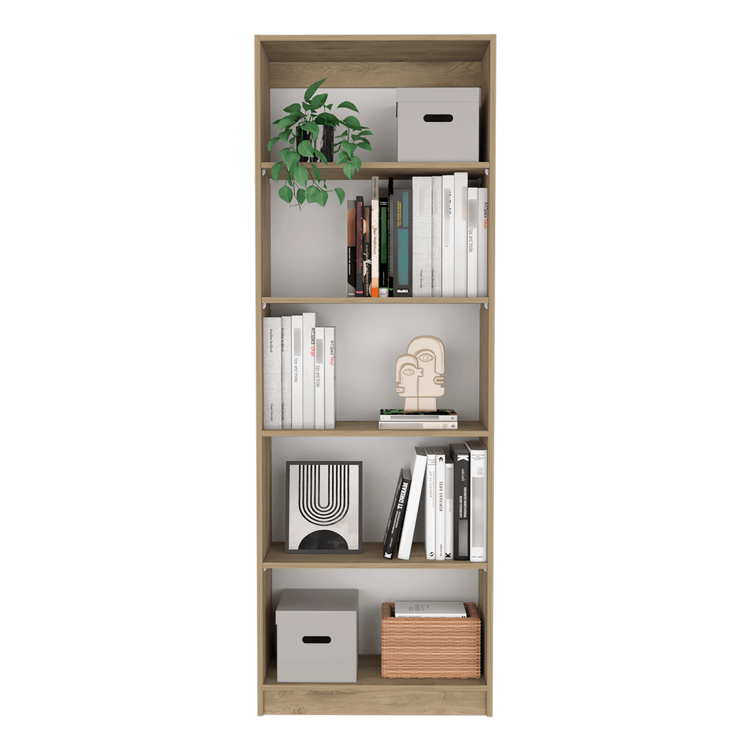 Combo de Bibliotecas Home, Macadamia, Incluye Dos Bibliotecas - VIRTUAL MUEBLES