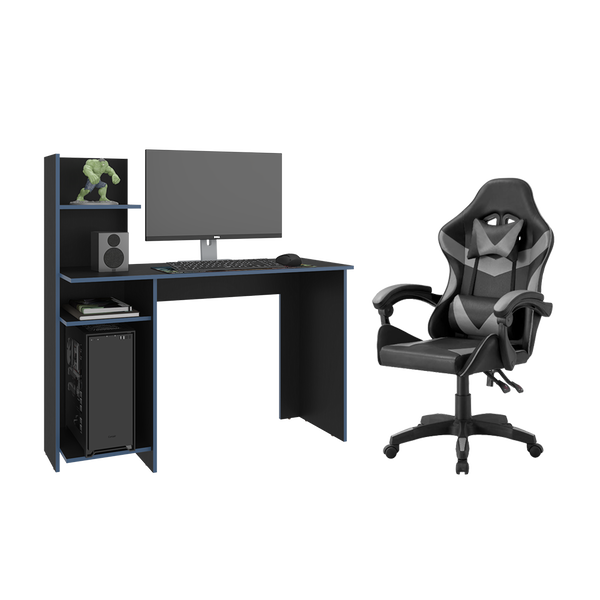 Combo Gamer Mirot, incluye Escritorio y Silla Gamer