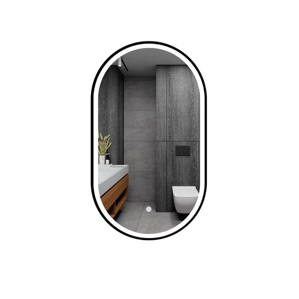 Espejo Moher Small, Ovalado Con Luz Led