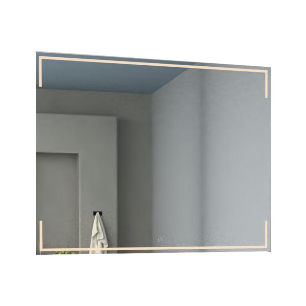Espejo Terranova led+touch, En forma Rectangular - VIRTUAL MUEBLES