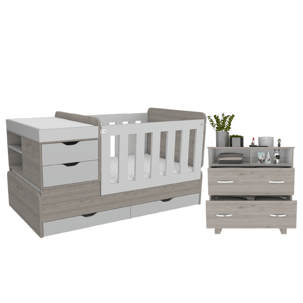 Combo para Habitación Farid, incluye Cama infantil y Organizador.