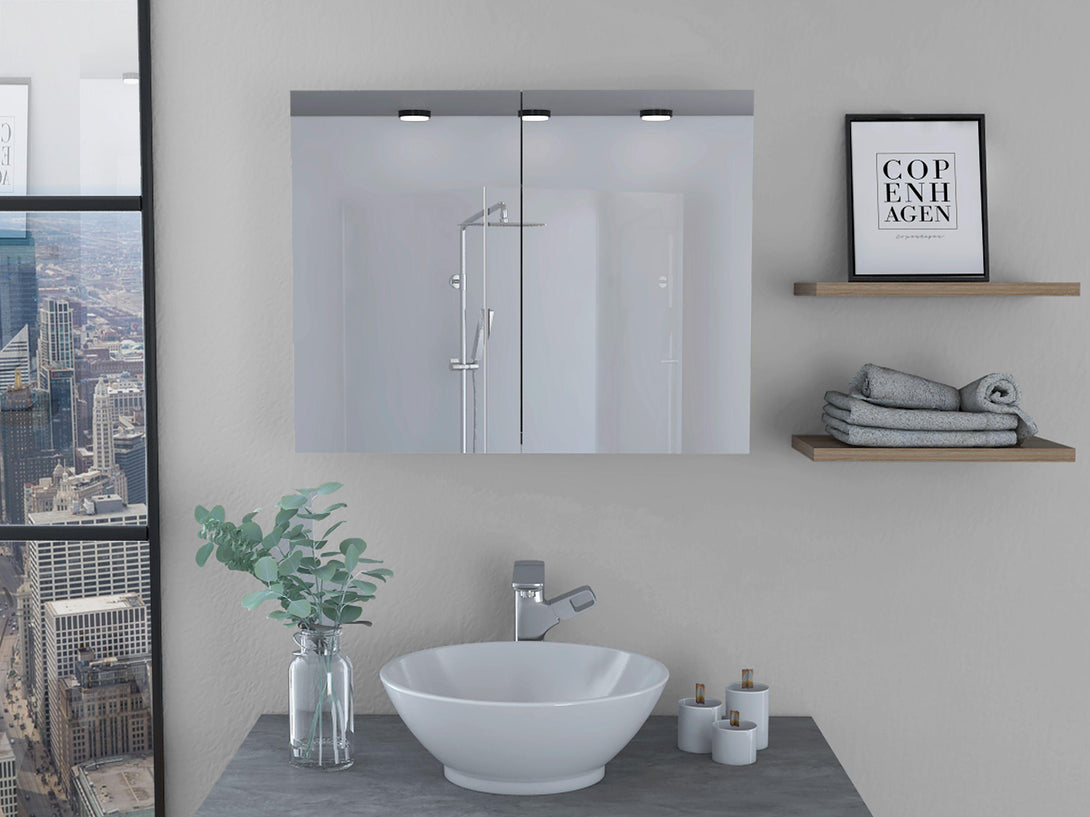 Gabinete de Baño Carlot color Blanco X2.