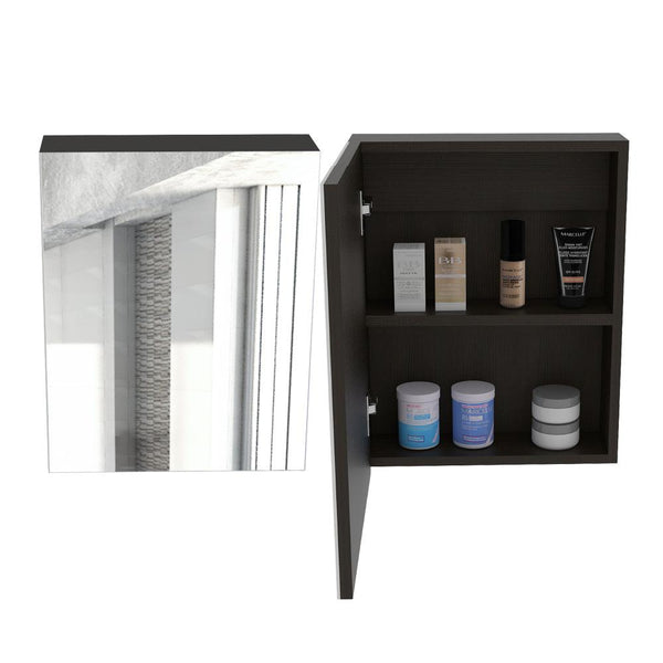 Gabinete de Baño Calix, Wengue, con Un Entrepaño X2 - VIRTUAL MUEBLES