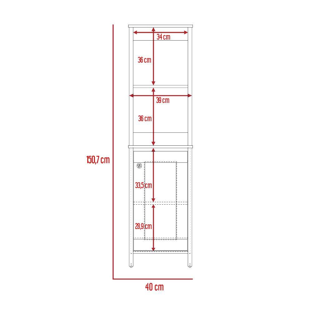 Gabinete De Baño Aqua color Beige Y Blanco Vainilla Para Baño X2.