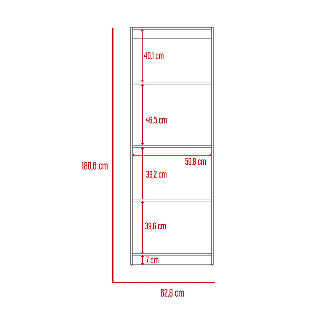 Combo de Bibliotecas Home, Wengue, Incluye Cuatro Bibliotecas. - VIRTUAL MUEBLES