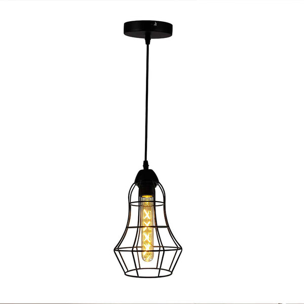 Lámpara Colgante Nydia, Negro - VIRTUAL MUEBLES