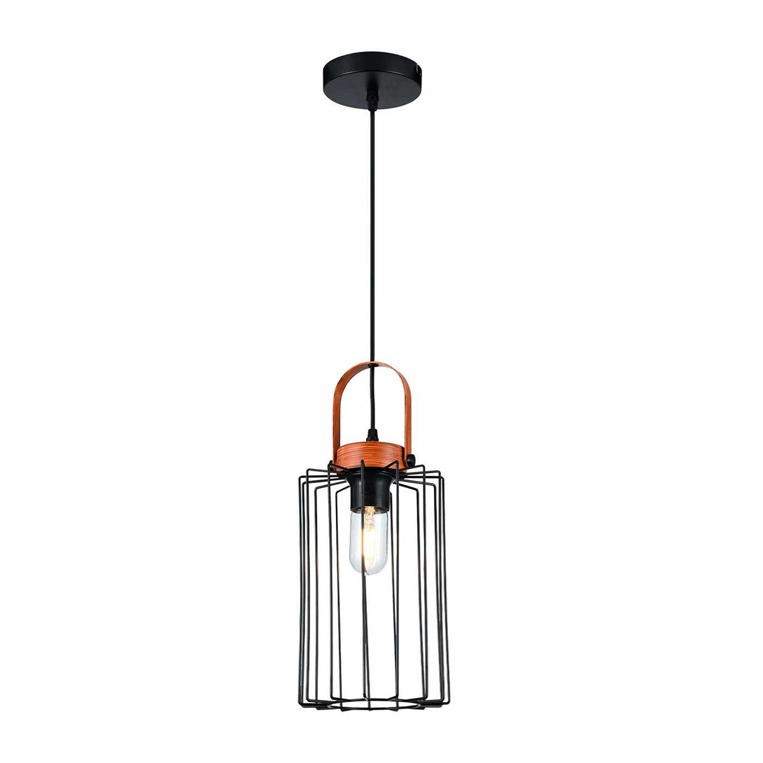 Lámpara Colgante Aymar Large, Negro - VIRTUAL MUEBLES