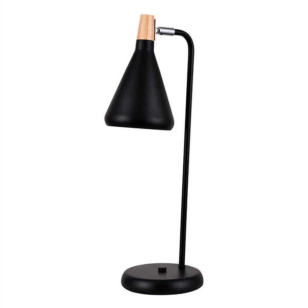 Lámpara de Mesa Clementina, Negro - VIRTUAL MUEBLES