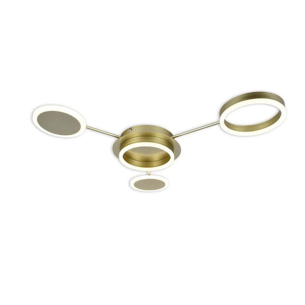Lampara de Techo Led Beth, Dorado