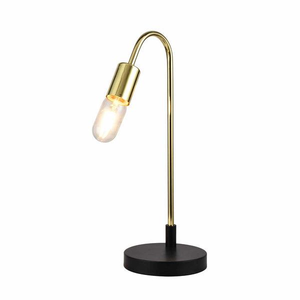 Lámpara de Mesa Lena, Dorado - VIRTUAL MUEBLES