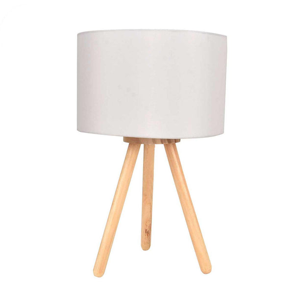 Lámpara de Mesa Ming, Blanco - VIRTUAL MUEBLES