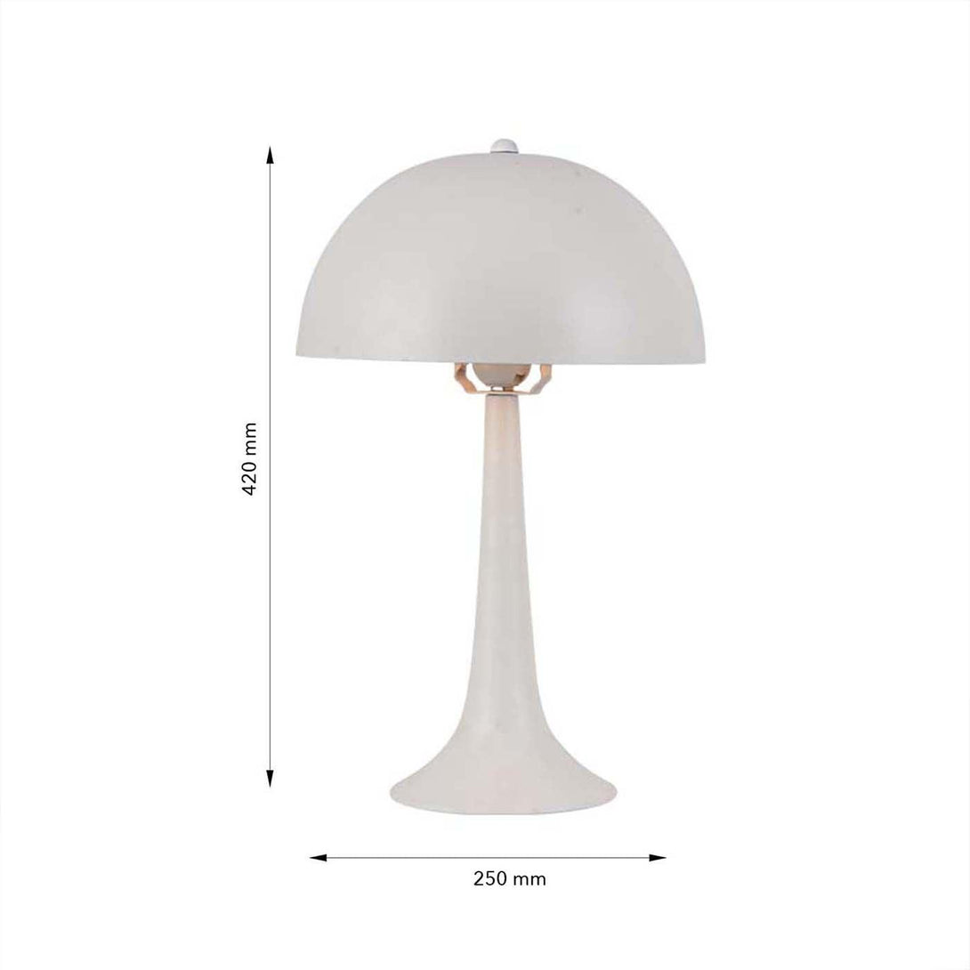 Lámpara de Mesa Ogi, Blanco - VIRTUAL MUEBLES