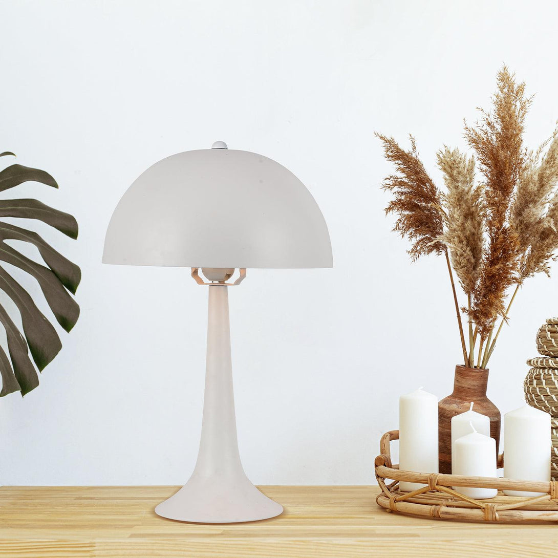 Lámpara de Mesa Ogi, Blanco - VIRTUAL MUEBLES