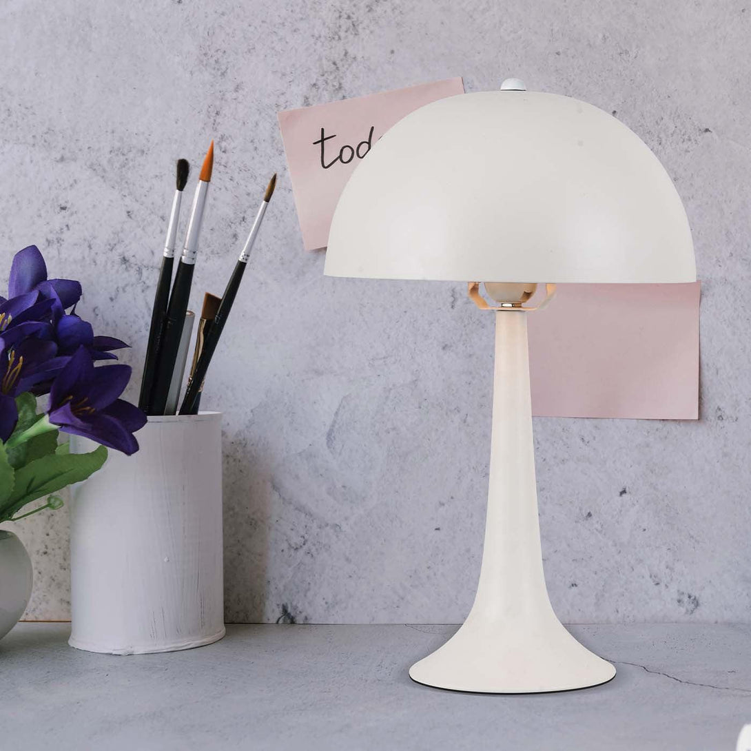 Lámpara de Mesa Ogi, Blanco - VIRTUAL MUEBLES