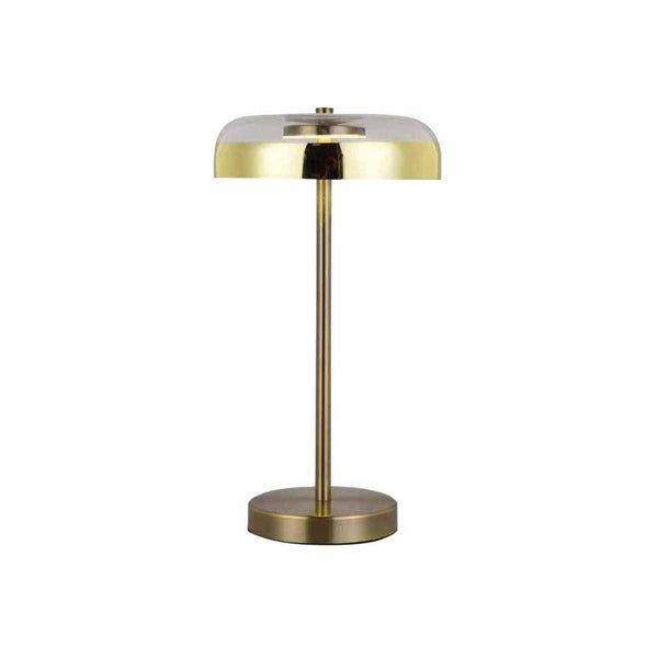 Lámpara de Mesa Scarlett, Dorado - VIRTUAL MUEBLES