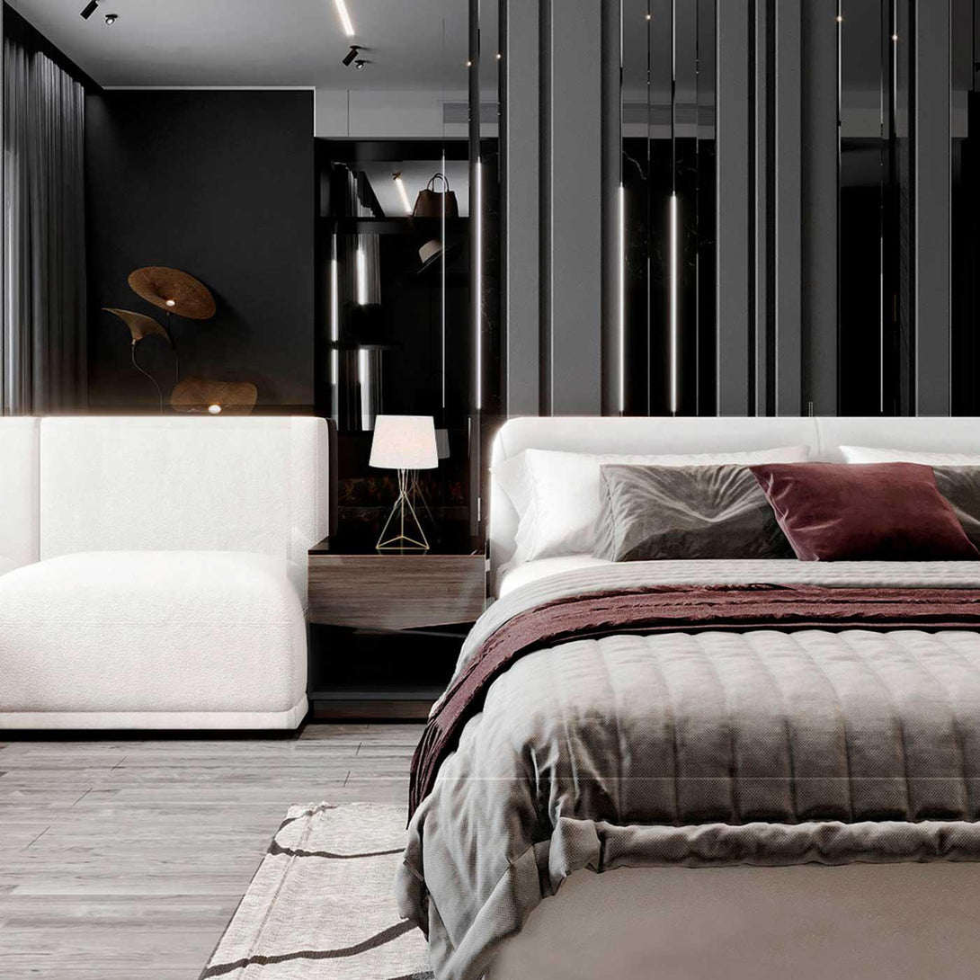 Lámpara de Mesa Xena,Beige - VIRTUAL MUEBLES