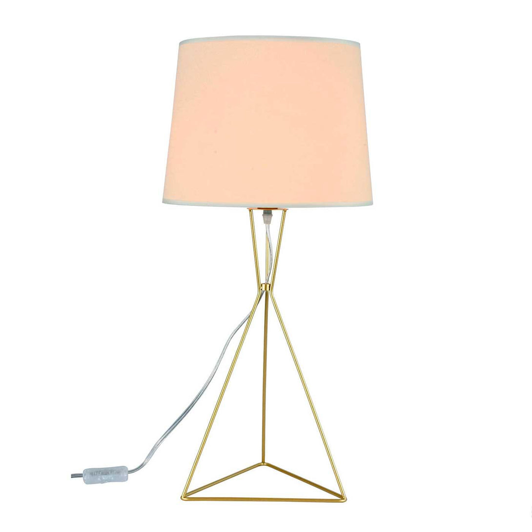 Lámpara de Mesa Xena,Beige - VIRTUAL MUEBLES