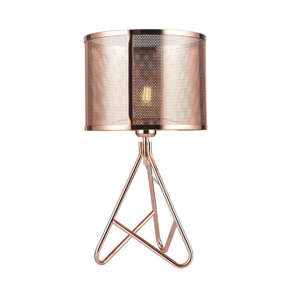 Lámpara de Mesa Yuna, Cobre - VIRTUAL MUEBLES