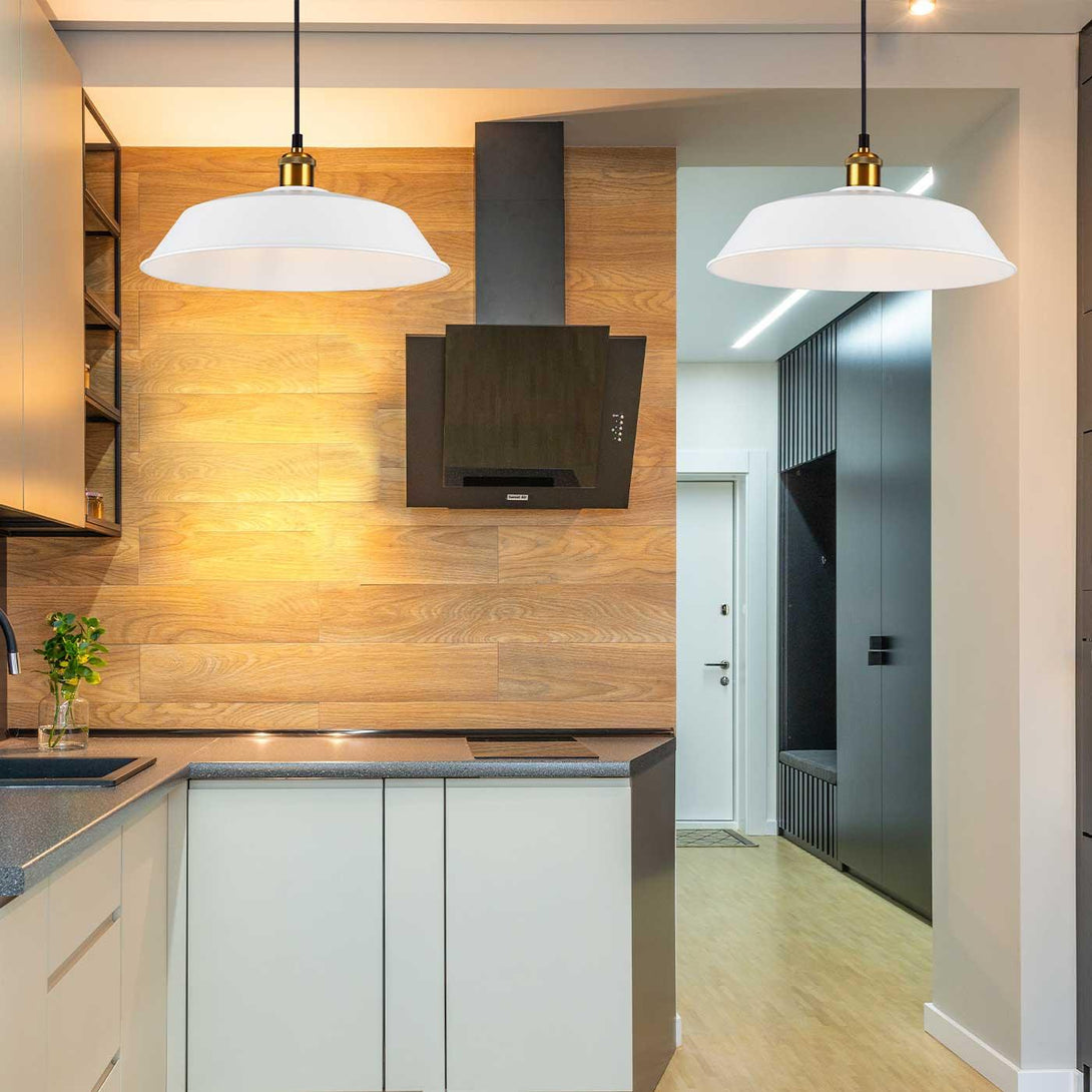 Lámpara Colgante Amelie, Blanco - VIRTUAL MUEBLES