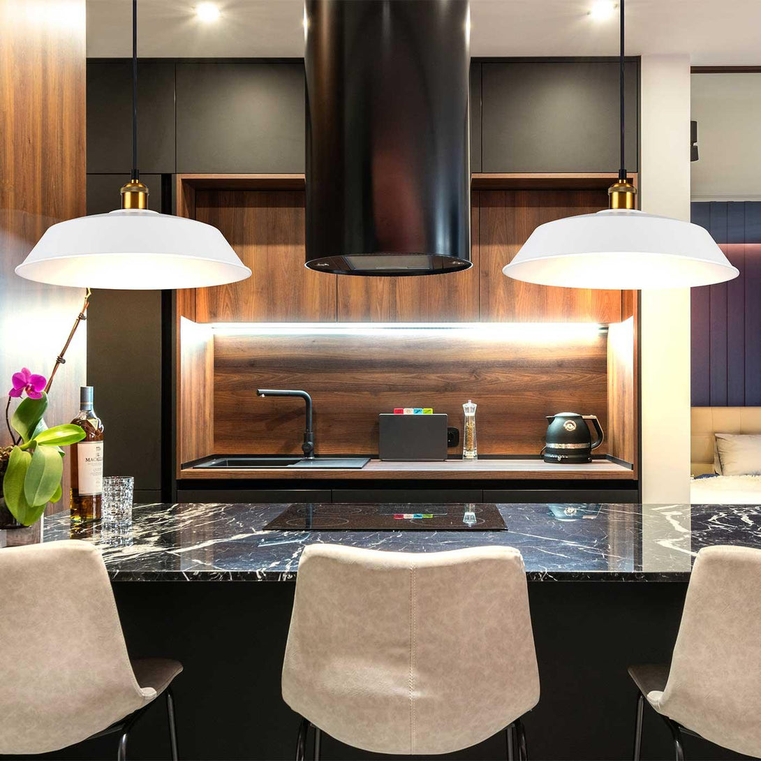 Lámpara Colgante Amelie, Blanco - VIRTUAL MUEBLES