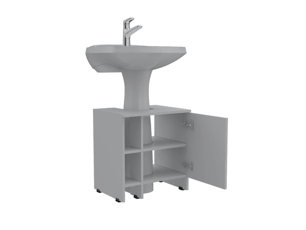 Combo para Baño Morgana, incluye Gabinete y Mueble Lavamanos.
