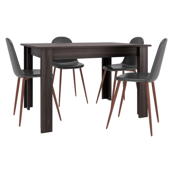 Comedor Estrella, Grafito, para cuatro Puestos No Incluye Sillas