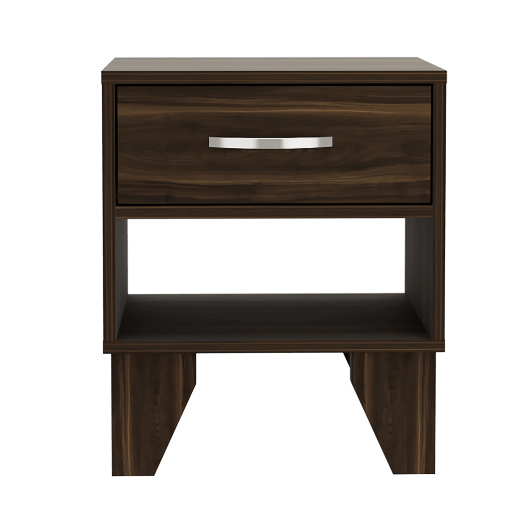 Mesa de Noche Daka color Caoba para Habitación.