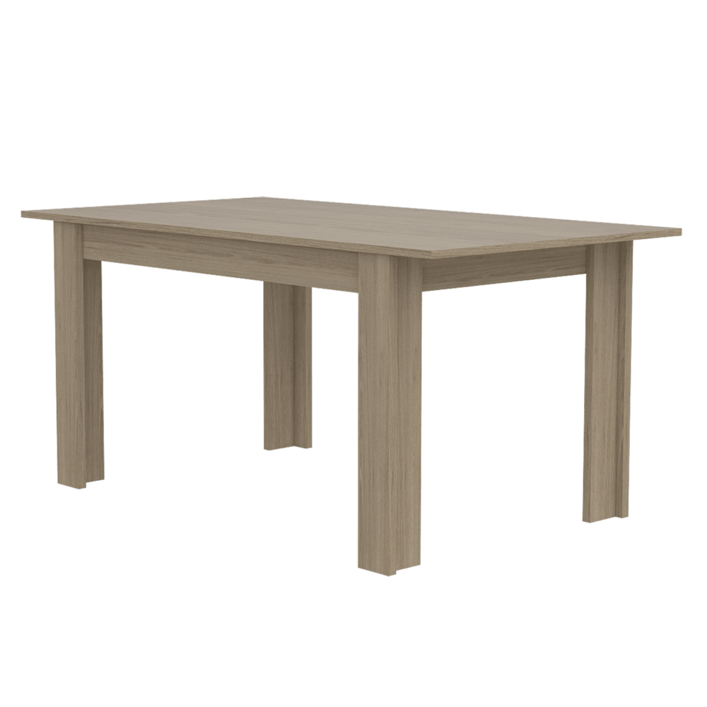 Combo Comedor Limea, Beige, Café Claro y Chocolate, Incluye Comedor y 6 Sillas - VIRTUAL MUEBLES