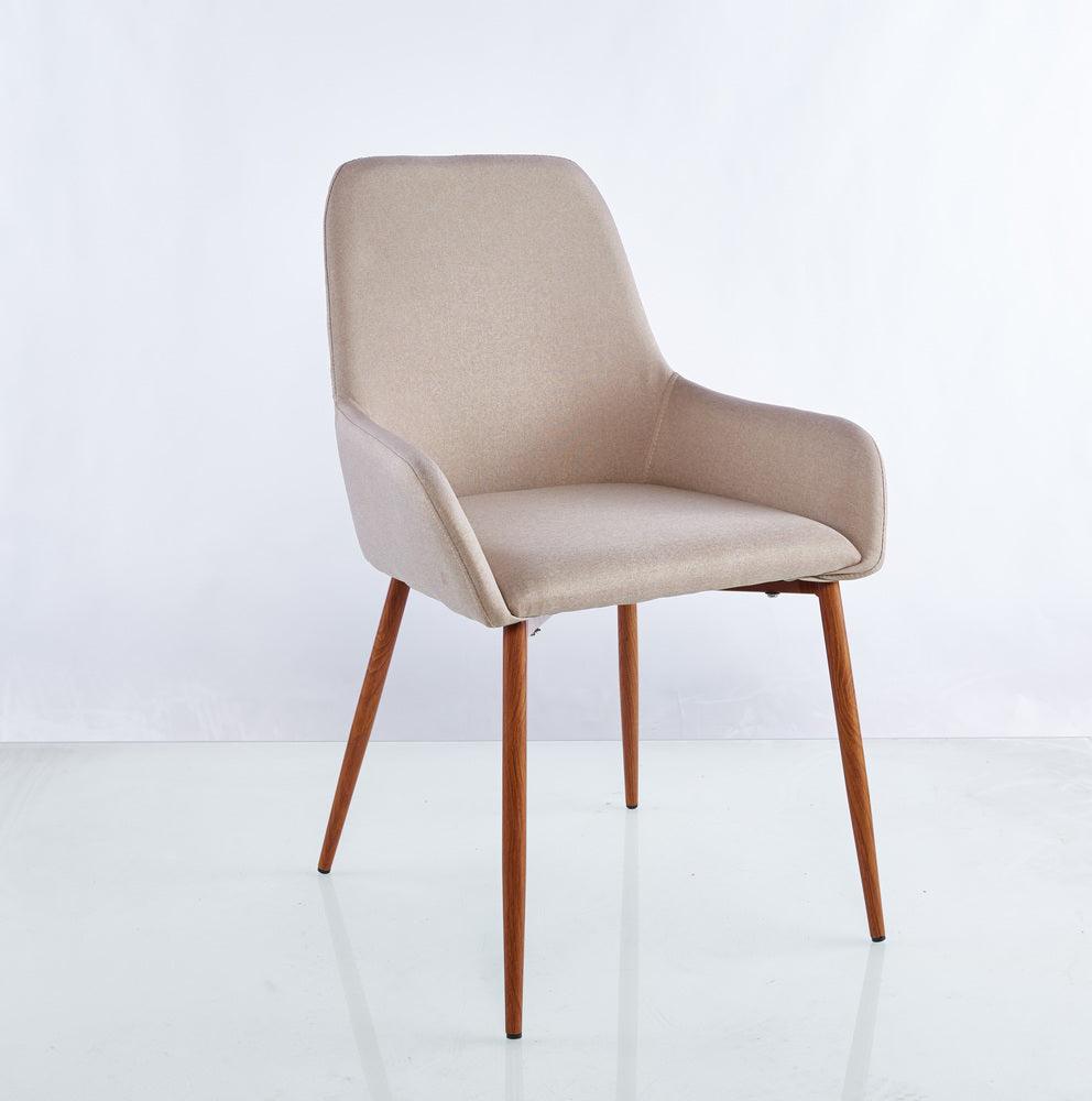 Combo Comedor Demby, Beige, Café Claro y Chocolate, Incluye Comedor y 6 Sillas - VIRTUAL MUEBLES