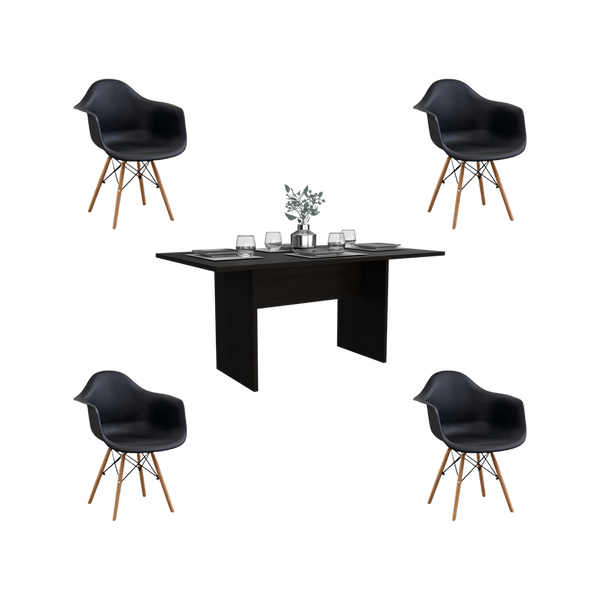 Combo Comedor Kaper , Incluye Comedor y 4 sillas