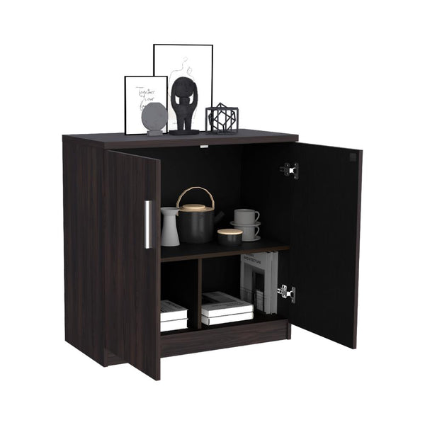 Closet Malibu, Nogal Europeo y Wengue, con dos puertas y cerradura ZF