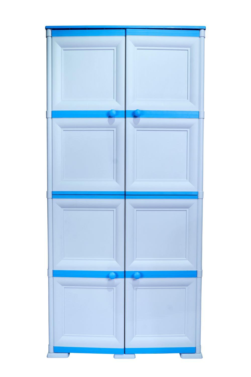 Mueble Organizador Elegance Da Vinci Liso color Infantil Azul para Habitación.