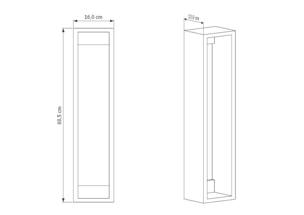 Organizador de Papel Balí, Beige, con almacenamiento para cuatro rollos X2 Unidades - VIRTUAL MUEBLES