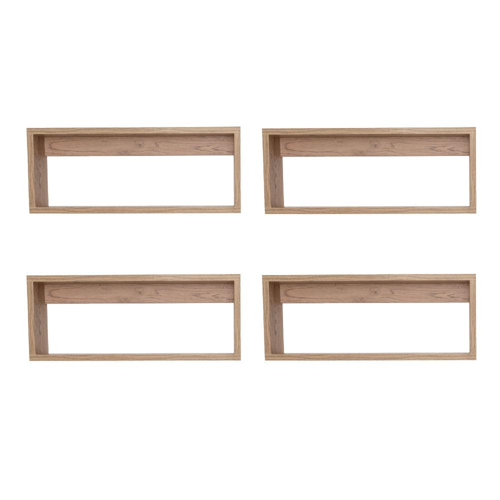 Set Repisas Duo, Beige, X4 Unidades - VIRTUAL MUEBLES