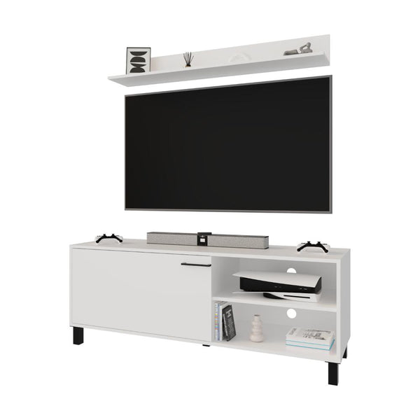 Mesa Para Tv Bryce, Blanco Duqueza, Para Televisor Hasta 60 Pulgadas ZF