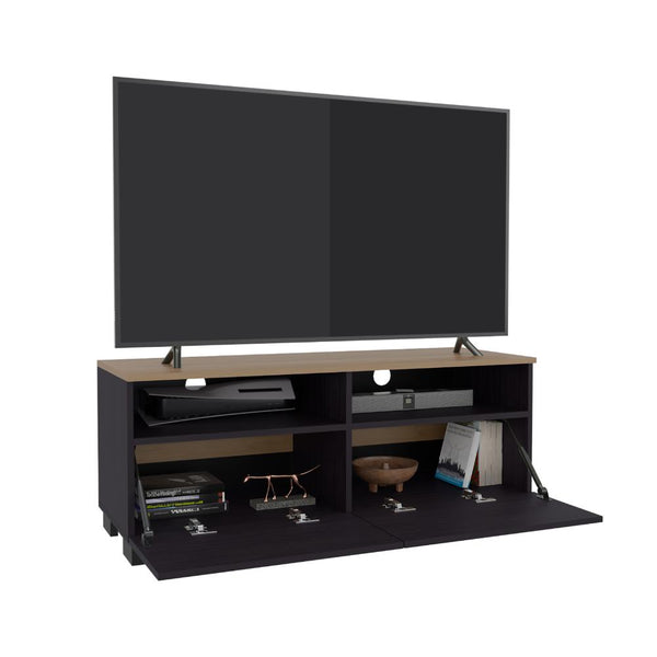 Mesa Para Tv Colman, Wengue y Fresno Europeo, para tv de hasta 49 pulgadas ZF