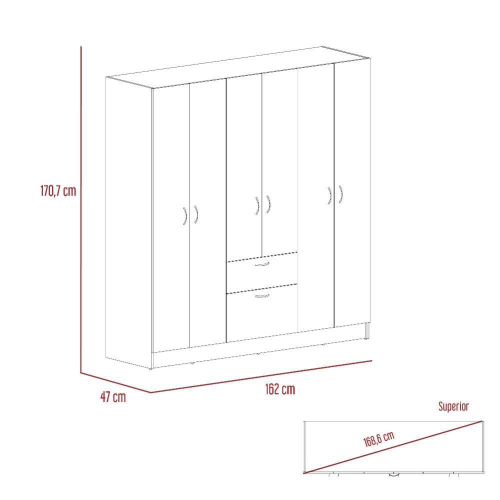 Combo para Habitación Runar, incluye Closet y Organizador.