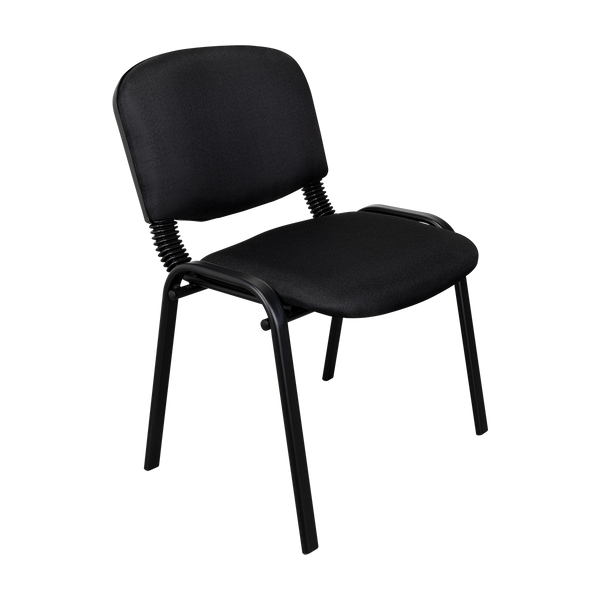 Silla Interlocutora, Negro, Con espaldar y diseño sencillo sin brazo X2