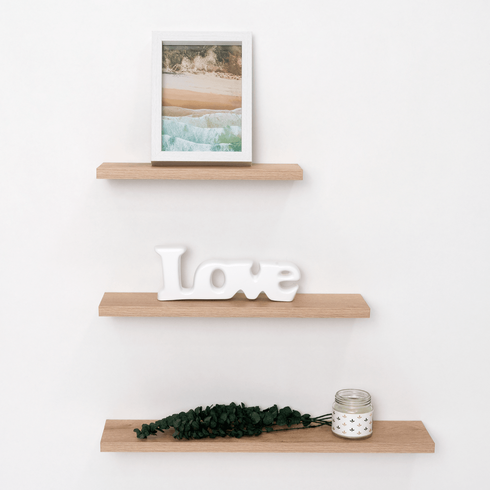 Set de Repisas Flotantes Ballucci, Beige, X6 Unidades - VIRTUAL MUEBLES