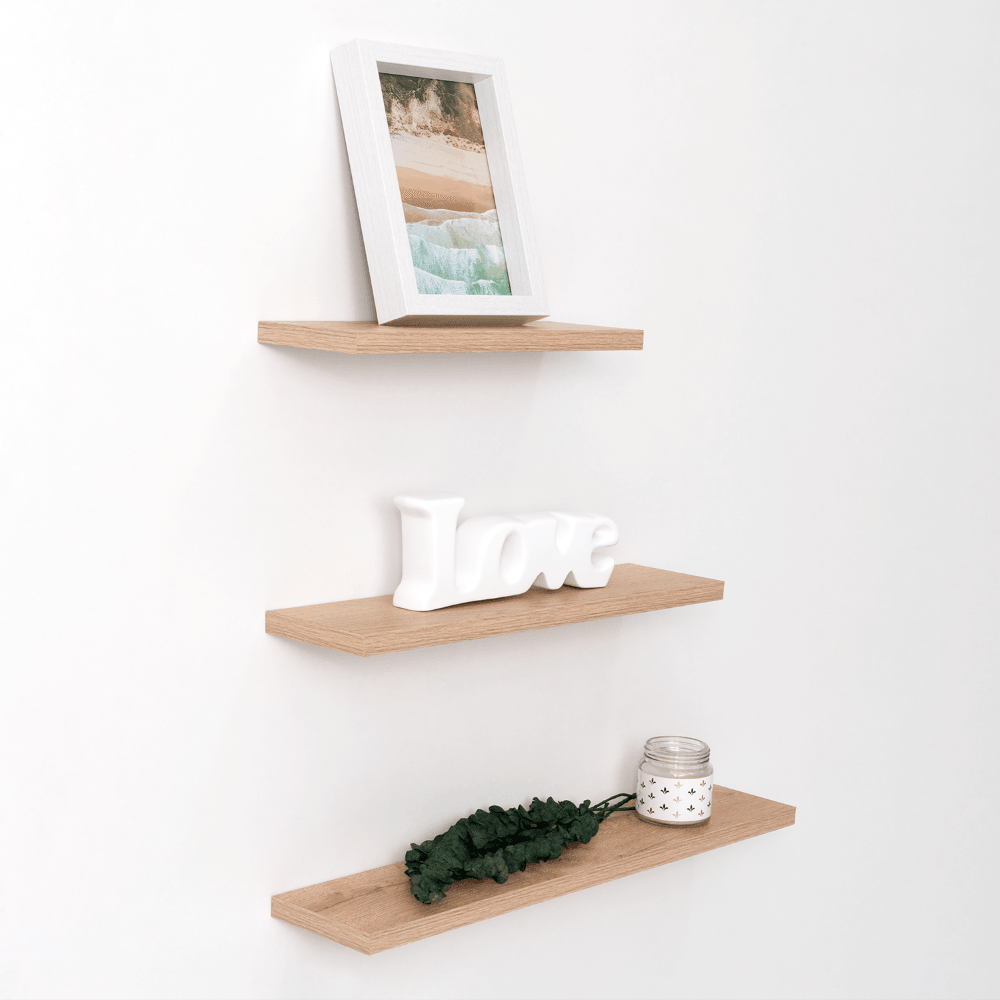 Set de Repisas Flotantes Ballucci, Beige, X6 Unidades - VIRTUAL MUEBLES